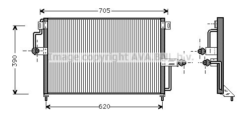 AVA QUALITY COOLING Kondensaator,kliimaseade OLA5227